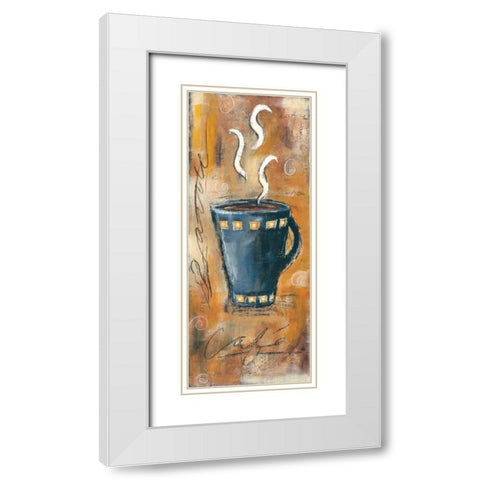 Latte White Modern Wood Framed Art Print with Double Matting by Gamel, Tara