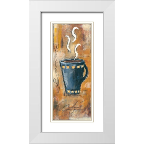 Latte White Modern Wood Framed Art Print with Double Matting by Gamel, Tara
