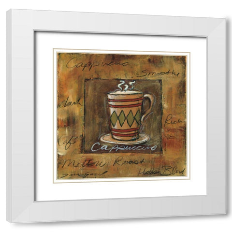 Perfect Indulgence I White Modern Wood Framed Art Print with Double Matting by Gamel, Tara
