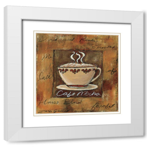 Perfect Indulgence II White Modern Wood Framed Art Print with Double Matting by Gamel, Tara