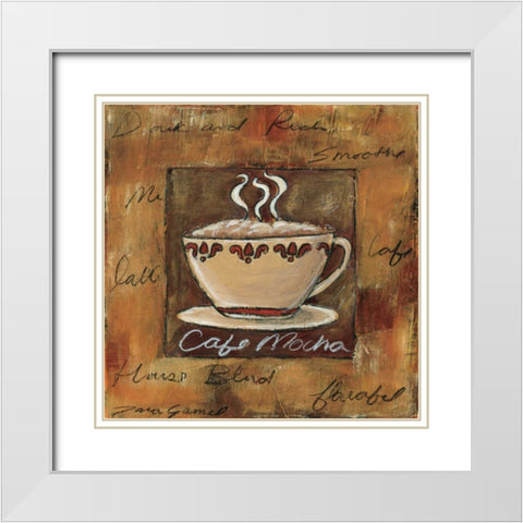 Perfect Indulgence II White Modern Wood Framed Art Print with Double Matting by Gamel, Tara