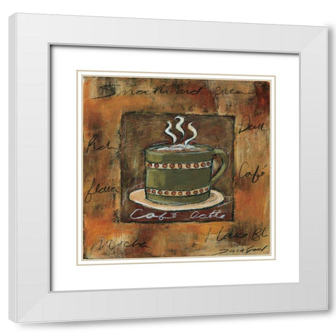 Perfect Indulgence IV White Modern Wood Framed Art Print with Double Matting by Gamel, Tara