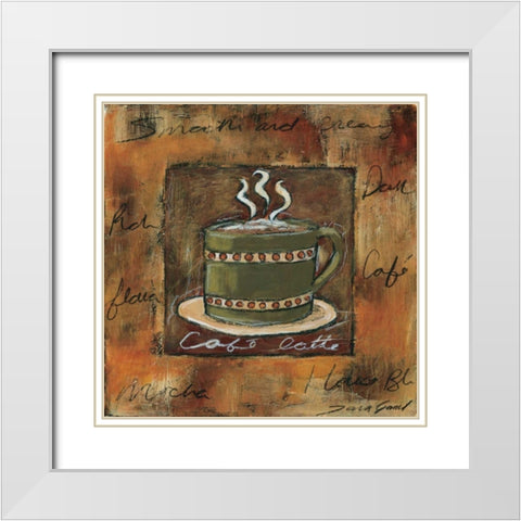 Perfect Indulgence IV White Modern Wood Framed Art Print with Double Matting by Gamel, Tara