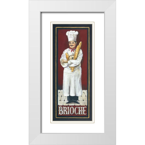 Brioche White Modern Wood Framed Art Print with Double Matting by Gorham, Gregory