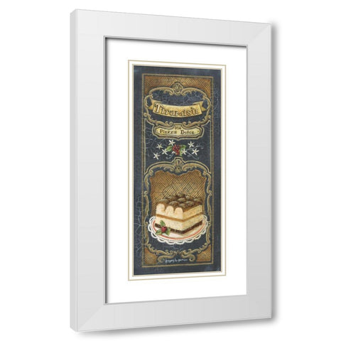 Tiramisu White Modern Wood Framed Art Print with Double Matting by Gorham, Gregory