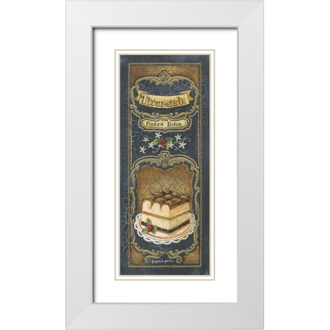 Tiramisu White Modern Wood Framed Art Print with Double Matting by Gorham, Gregory