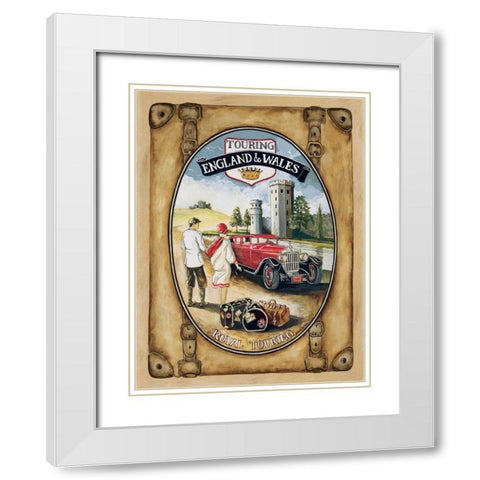 Royal Touring White Modern Wood Framed Art Print with Double Matting by Gorham, Gregory