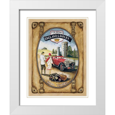 Royal Touring White Modern Wood Framed Art Print with Double Matting by Gorham, Gregory