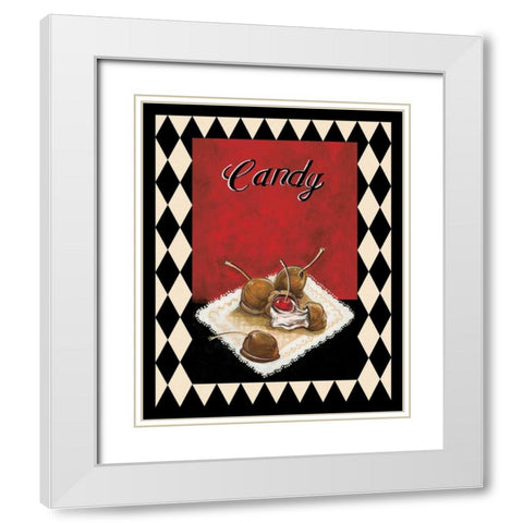 Desserts III White Modern Wood Framed Art Print with Double Matting by Gorham, Gregory