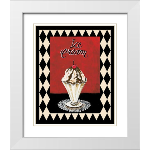Desserts IV White Modern Wood Framed Art Print with Double Matting by Gorham, Gregory