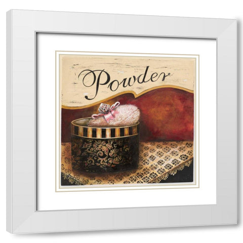 Powder White Modern Wood Framed Art Print with Double Matting by Gorham, Gregory