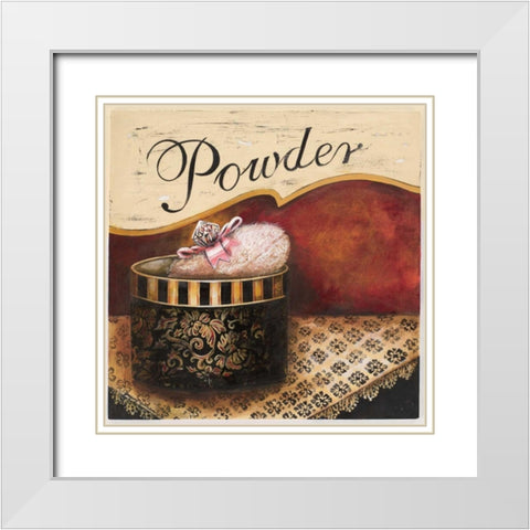 Powder White Modern Wood Framed Art Print with Double Matting by Gorham, Gregory