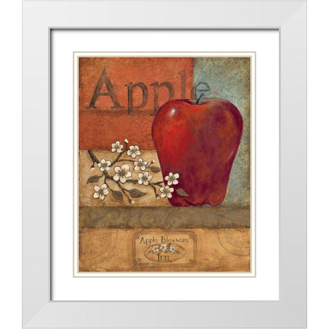 Apple Crate White Modern Wood Framed Art Print with Double Matting by Gorham, Gregory