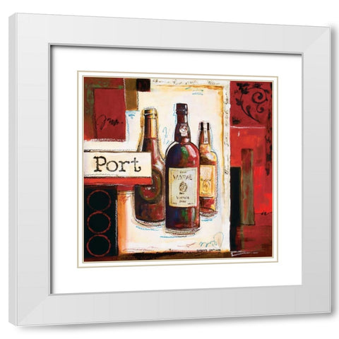 Evening Spirits I White Modern Wood Framed Art Print with Double Matting by Gorham, Gregory