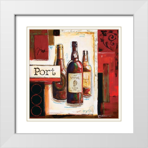 Evening Spirits I White Modern Wood Framed Art Print with Double Matting by Gorham, Gregory