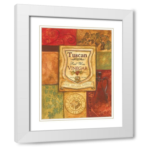Tuscan Vinegar White Modern Wood Framed Art Print with Double Matting by Gorham, Gregory