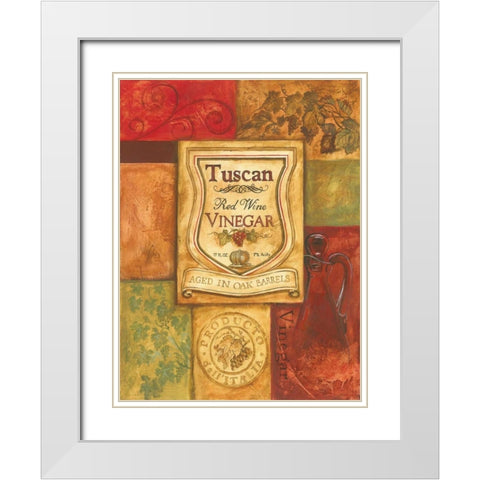 Tuscan Vinegar White Modern Wood Framed Art Print with Double Matting by Gorham, Gregory