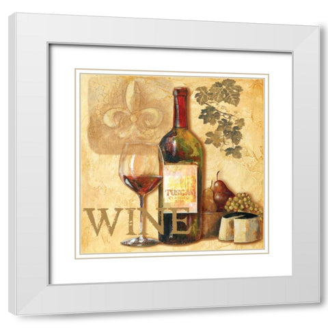 Tasting Notes II White Modern Wood Framed Art Print with Double Matting by Gorham, Gregory
