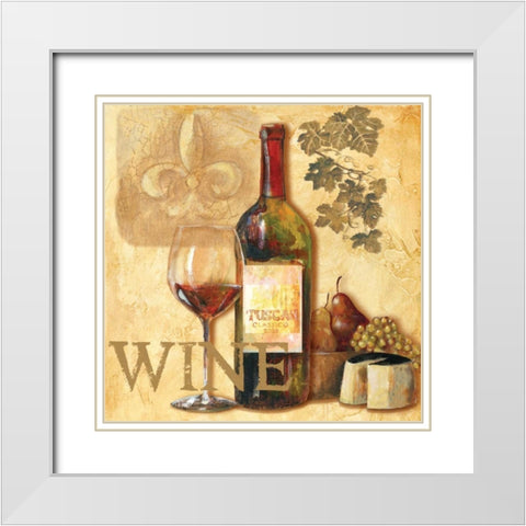 Tasting Notes II White Modern Wood Framed Art Print with Double Matting by Gorham, Gregory