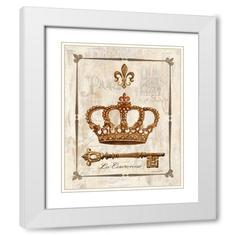 La Couronne White Modern Wood Framed Art Print with Double Matting by Gorham, Gregory