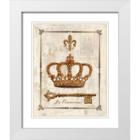 La Couronne White Modern Wood Framed Art Print with Double Matting by Gorham, Gregory