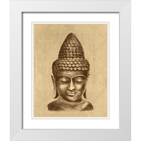 Lopburi I White Modern Wood Framed Art Print with Double Matting by Gorham, Gregory