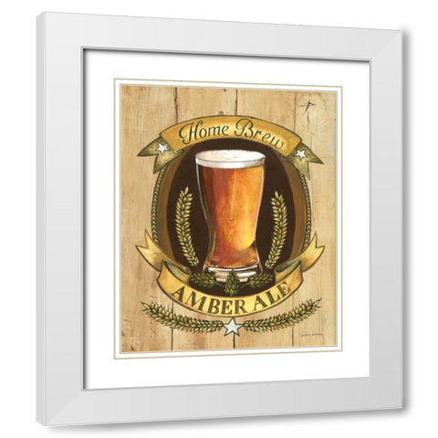Home Brew White Modern Wood Framed Art Print with Double Matting by Gorham, Gregory