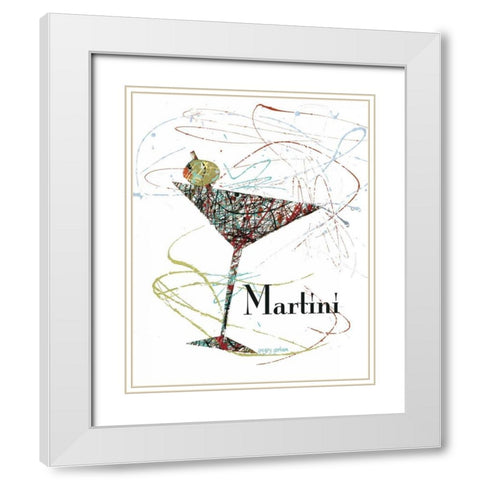 Happy Hour Motif I White Modern Wood Framed Art Print with Double Matting by Gorham, Gregory