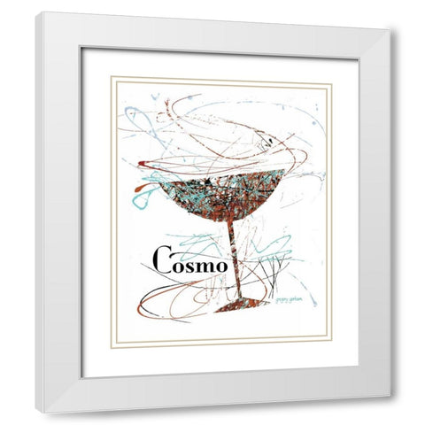 Happy Hour Motif Ii White Modern Wood Framed Art Print with Double Matting by Gorham, Gregory
