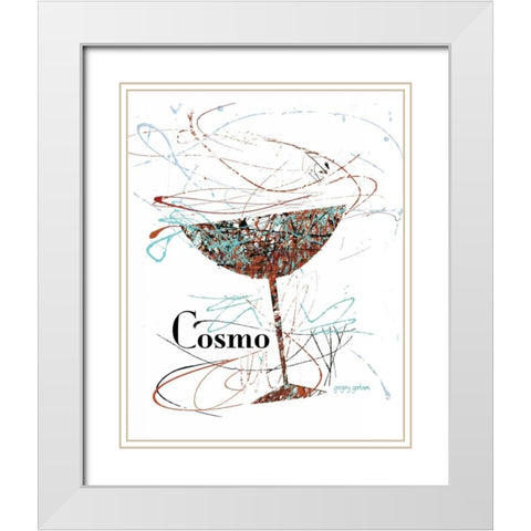 Happy Hour Motif Ii White Modern Wood Framed Art Print with Double Matting by Gorham, Gregory