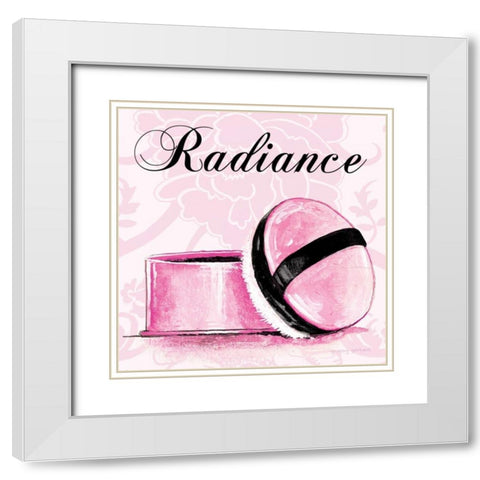 Radiance White Modern Wood Framed Art Print with Double Matting by Gorham, Gregory