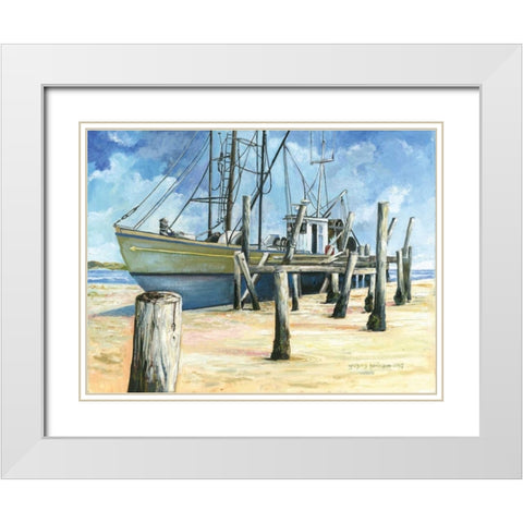 Richard Arnold White Modern Wood Framed Art Print with Double Matting by Gorham, Gregory