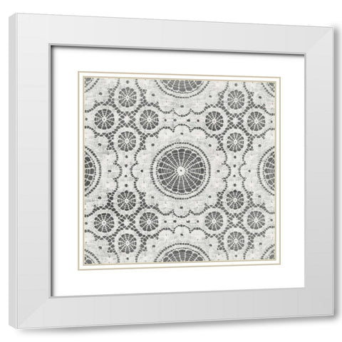 Elegance in Gray I White Modern Wood Framed Art Print with Double Matting by Harbick, N