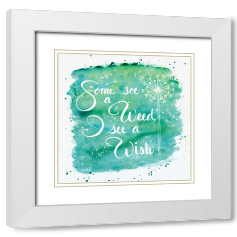 Some See White Modern Wood Framed Art Print with Double Matting by Harbick, N.