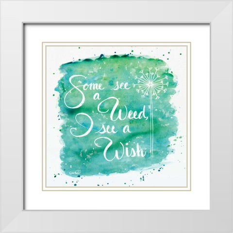 Some See White Modern Wood Framed Art Print with Double Matting by Harbick, N.