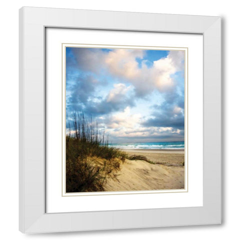 Cotton Candy Sunrise I White Modern Wood Framed Art Print with Double Matting by Hausenflock, Alan
