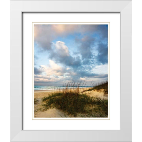 Cotton Candy Sunrise II White Modern Wood Framed Art Print with Double Matting by Hausenflock, Alan