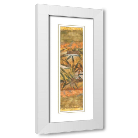 Bamboo Passion I White Modern Wood Framed Art Print with Double Matting by Lee, Scott