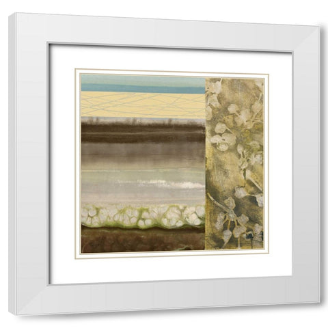 Botanical Nature II White Modern Wood Framed Art Print with Double Matting by Rodriguez, S.