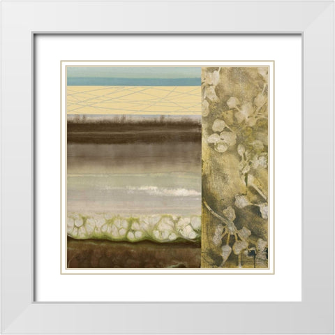 Botanical Nature II White Modern Wood Framed Art Print with Double Matting by Rodriguez, S.