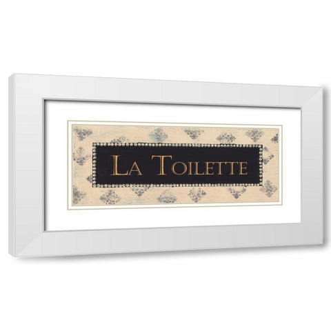 French White II White Modern Wood Framed Art Print with Double Matting by Jeffrey, Jillian