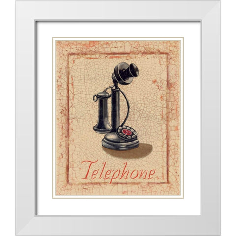 Nine to Five II White Modern Wood Framed Art Print with Double Matting by Jones, Catherine