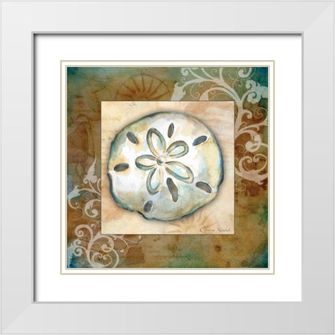 Nautical I White Modern Wood Framed Art Print with Double Matting by Knold, Donna