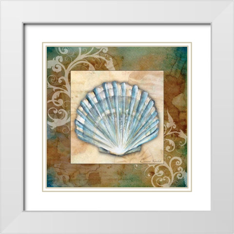 Nautical IV White Modern Wood Framed Art Print with Double Matting by Knold, Donna