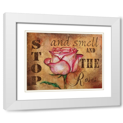 Plant a Garden IV White Modern Wood Framed Art Print with Double Matting by Knold, Donna