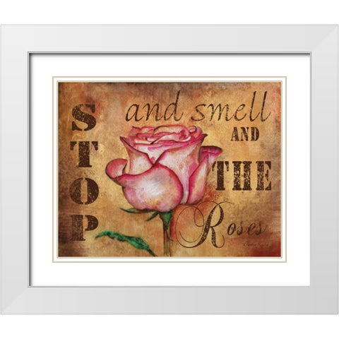 Plant a Garden IV White Modern Wood Framed Art Print with Double Matting by Knold, Donna