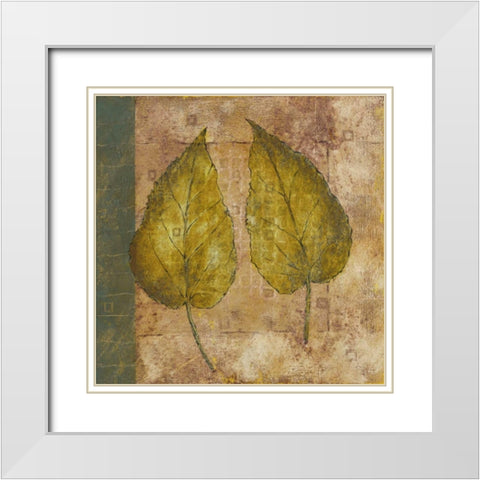 Nature Study III White Modern Wood Framed Art Print with Double Matting by Kime, John
