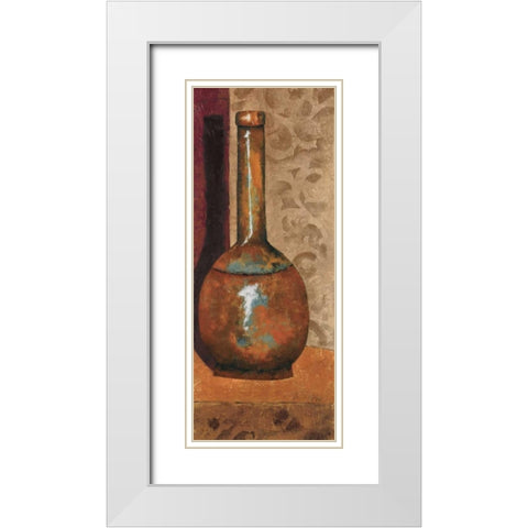 Zen Still Life II White Modern Wood Framed Art Print with Double Matting by Kime, John