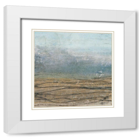 Newport Afternoon I White Modern Wood Framed Art Print with Double Matting by Kime, John