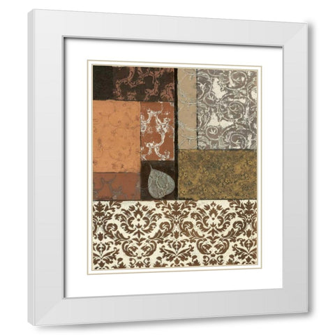 Built by Nature II White Modern Wood Framed Art Print with Double Matting by Kime, John